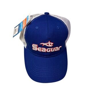 Seaguar Apparel Royal Blue White Mesh Trucker Hat One Size Always The Best